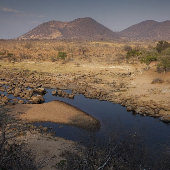 A scenic view of The Ruaha National Park